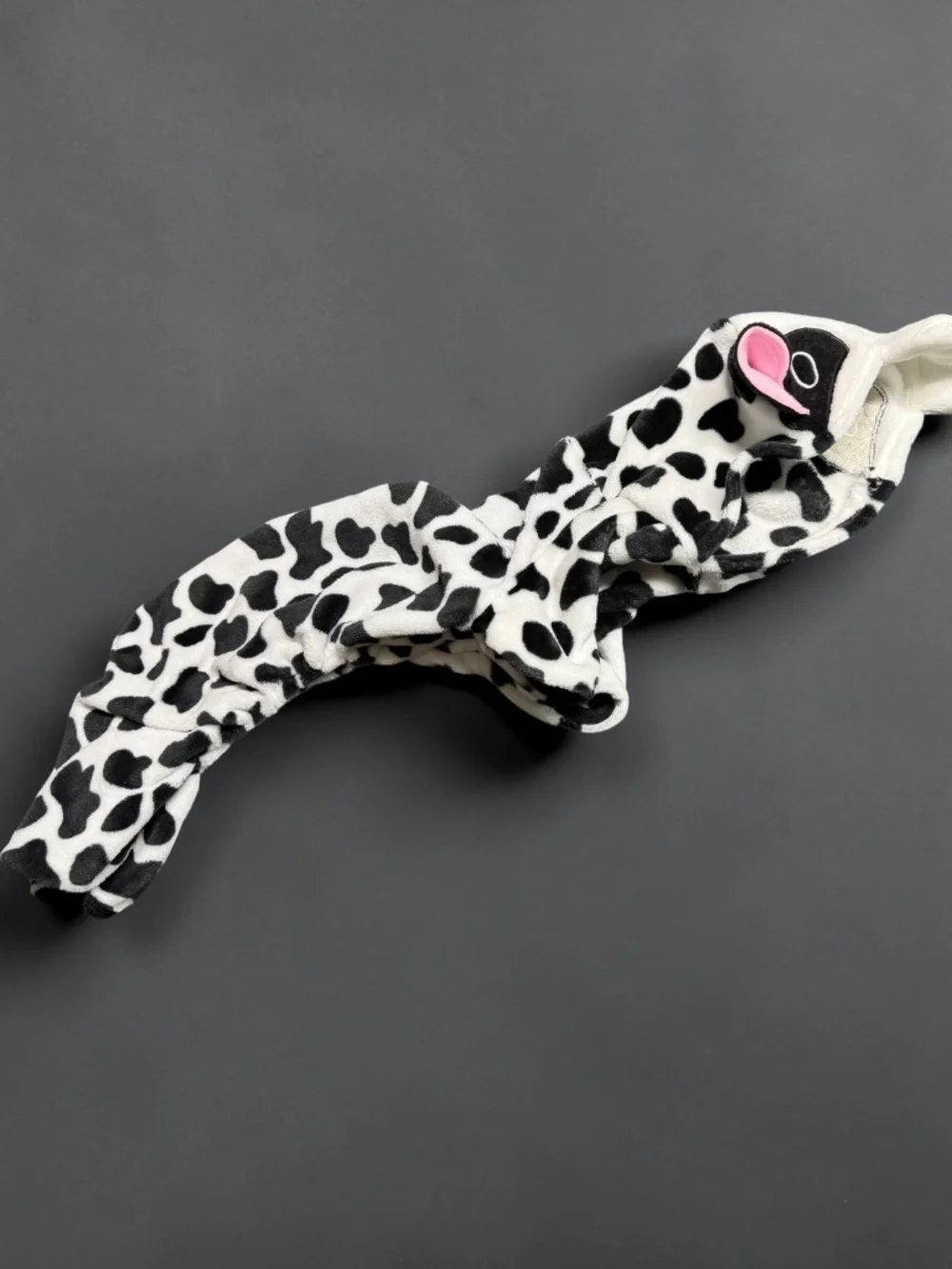 NWOT Plush Cow Dog Costume Size 2XL Halloween Pet Outfit